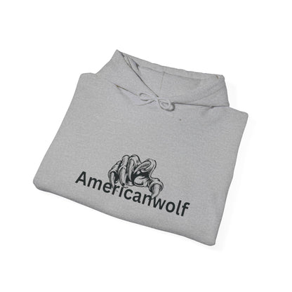 "AmericanWolf: Shadow of the Claw Pullover Hoody"