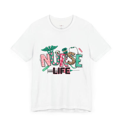 "Heartbeat of Compassion Why Shoppers Embrace Our Nurse Life Shirt with Passion!"