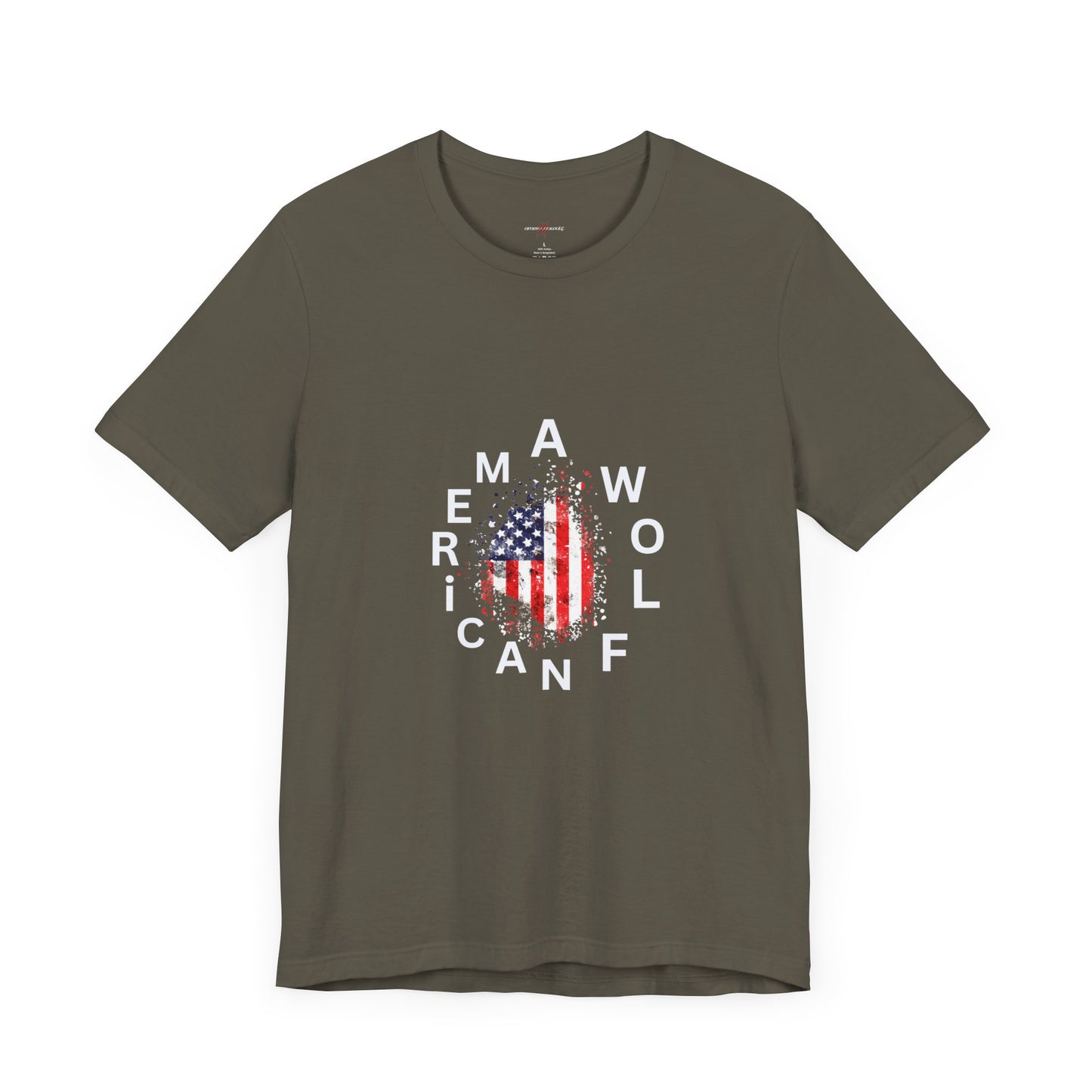 Copy of "Wrap Yourself in Liberty: AmericanWolf's Iconic American Flag T-shirt – Where Patriotism Meets Unrivaled Style!"