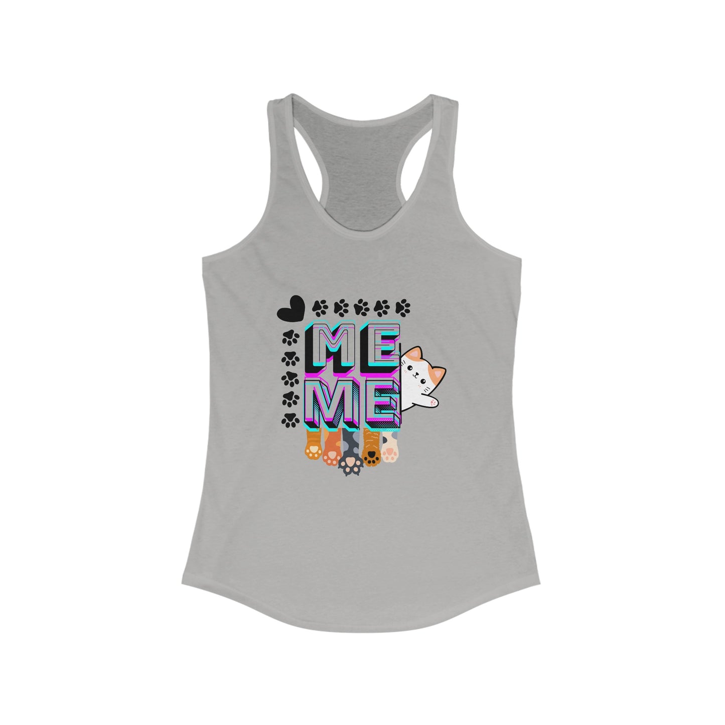 Women's Adorable Kitty MeMe Tank Top