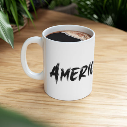 Americanwolf Wild Style  White Coffee Mug