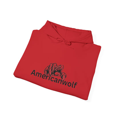 "AmericanWolf: Shadow of the Claw Pullover Hoody"