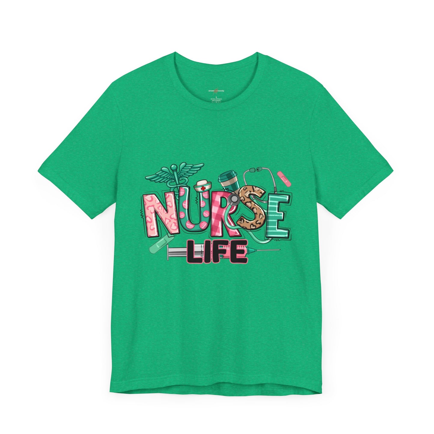 "Heartbeat of Compassion Why Shoppers Embrace Our Nurse Life Shirt with Passion!"