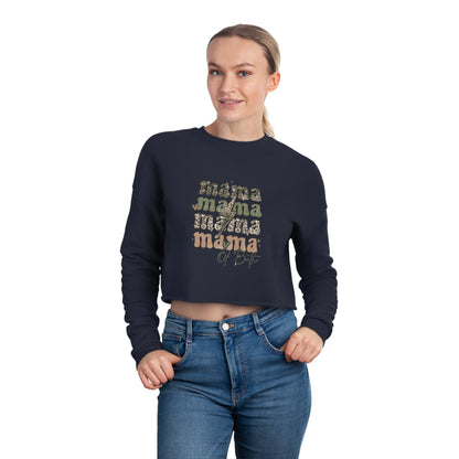 Mama Mama Mama Mamma: Crop Top Sweatshirt - Perfect Gift for Super Moms