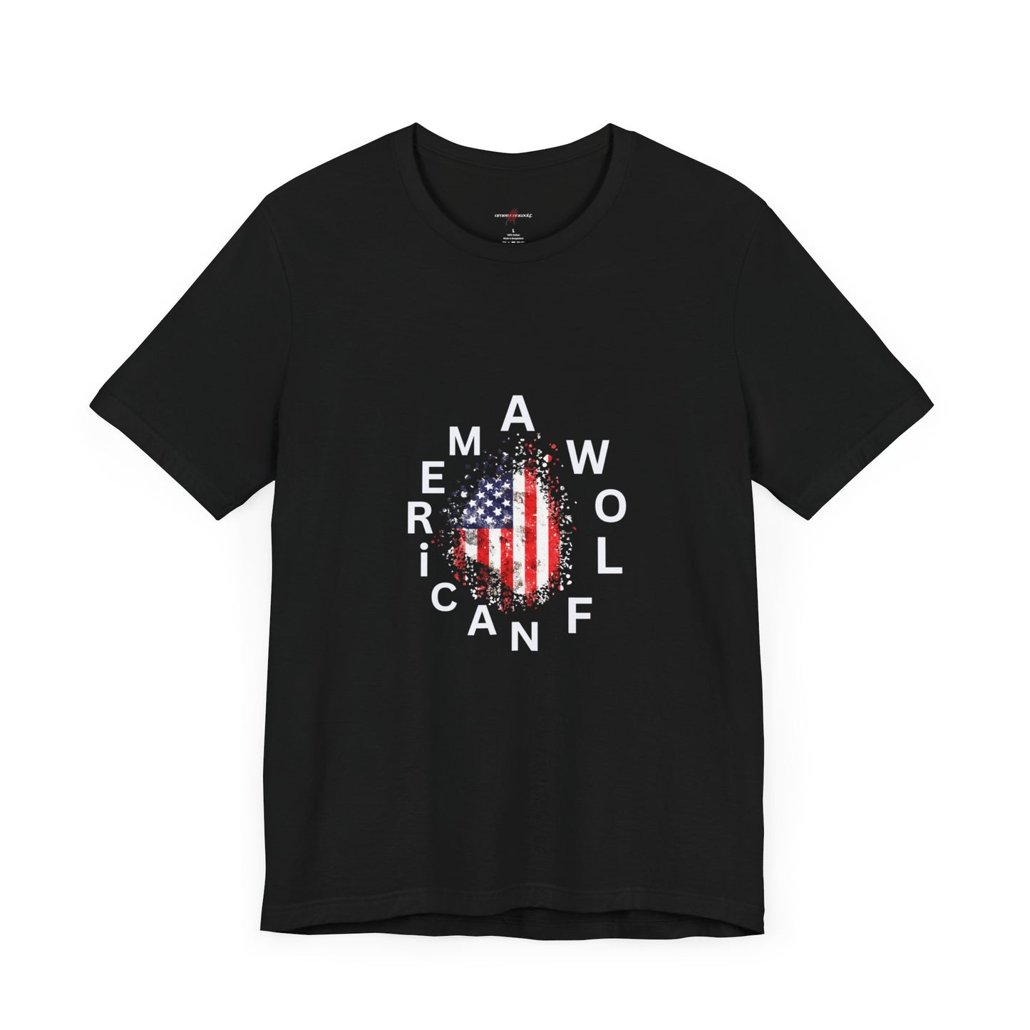 Copy of "Wrap Yourself in Liberty: AmericanWolf's Iconic American Flag T-shirt – Where Patriotism Meets Unrivaled Style!"