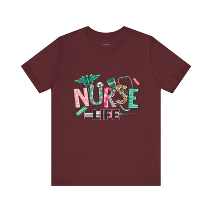 "Heartbeat of Compassion Why Shoppers Embrace Our Nurse Life Shirt with Passion!"