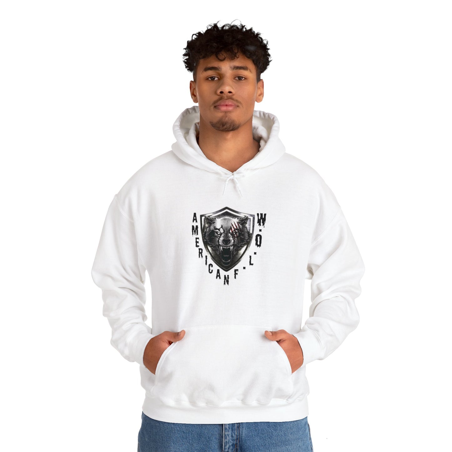 "Dress Like a Legend Unleash the Beast Roam the Night in Style with wearing this Americanwolf hoodie You Need Now"