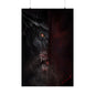 "Nocturnal Valor Dark Fearless Werewolf Poster – Conquer Your Mancave with a Howl of Mystical Courage!"