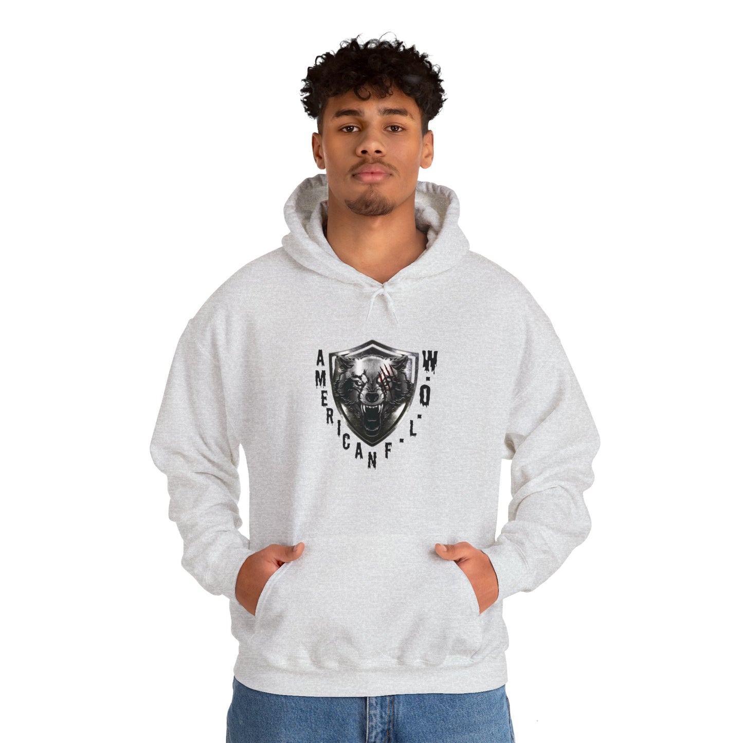 "Dress Like a Legend Unleash the Beast Roam the Night in Style with wearing this Americanwolf hoodie You Need Now"