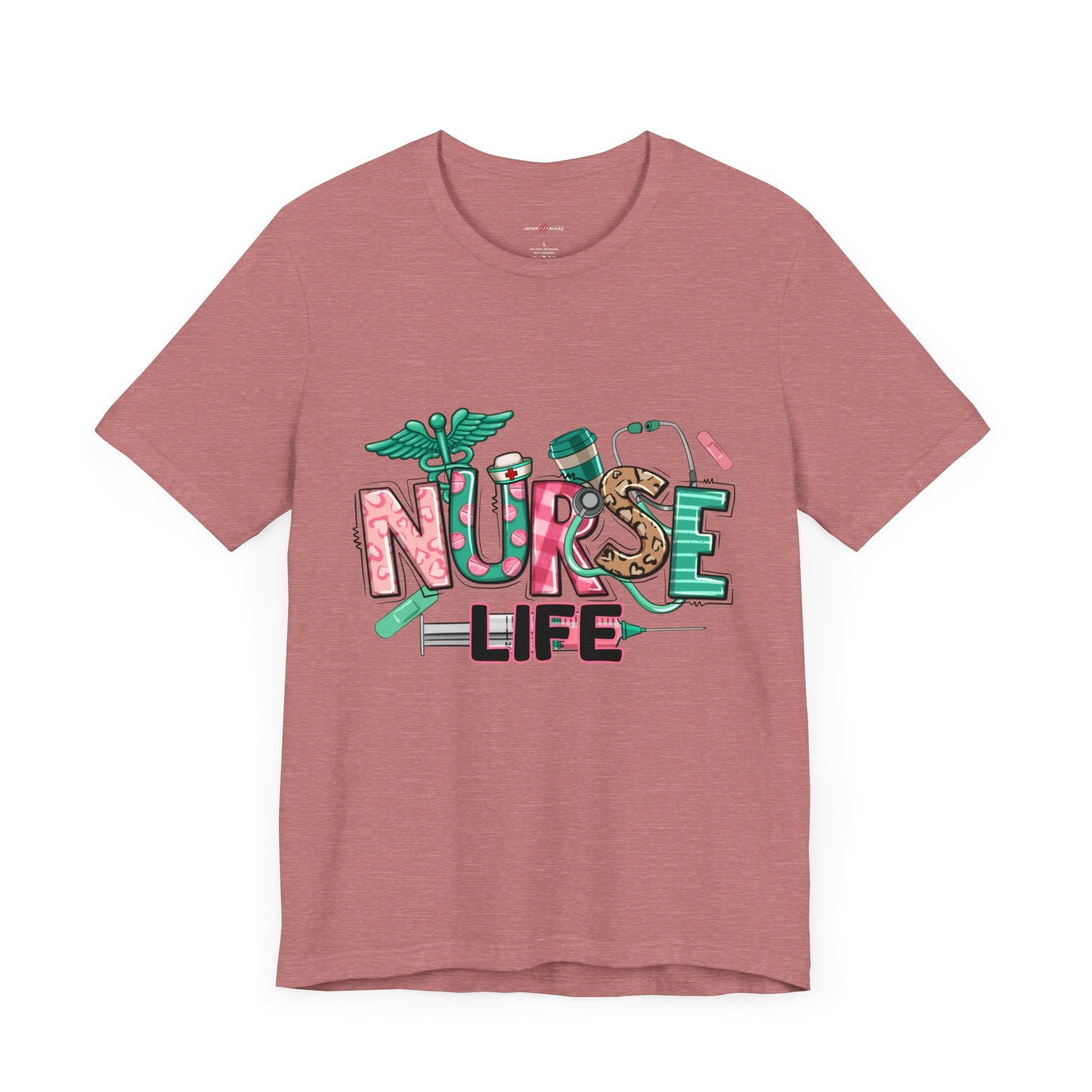 "Heartbeat of Compassion Why Shoppers Embrace Our Nurse Life Shirt with Passion!"