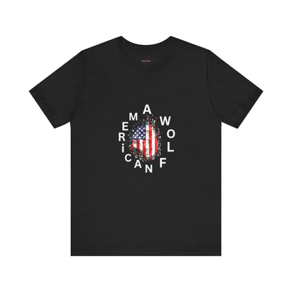 Copy of "Wrap Yourself in Liberty: AmericanWolf's Iconic American Flag T-shirt – Where Patriotism Meets Unrivaled Style!"