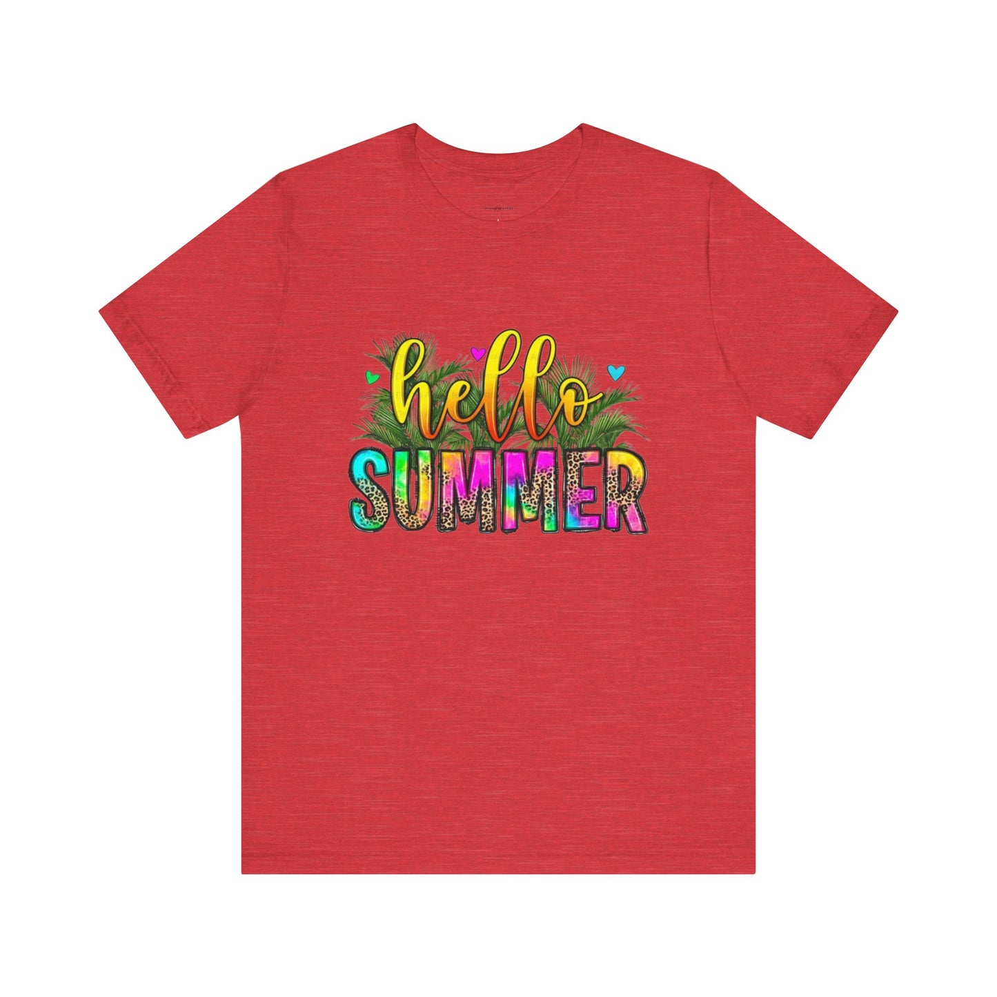 "Heat Up Your Wardrobe Must-Have Sizzling Summer Grab Your Hello Summer Shirt Today!"