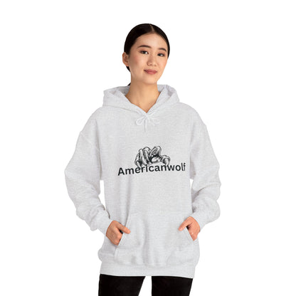 "AmericanWolf: Shadow of the Claw Pullover Hoody"