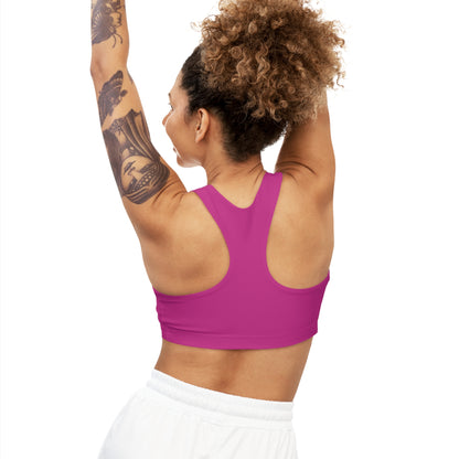 Pretty Girl Feeling Glamorous Women's Seamless Sports Bra