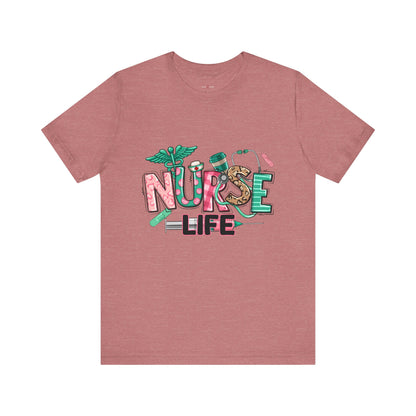 "Heartbeat of Compassion Why Shoppers Embrace Our Nurse Life Shirt with Passion!"