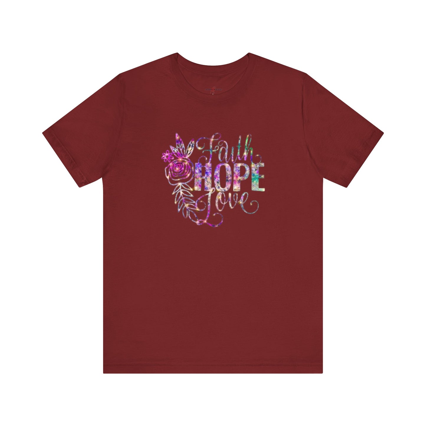 "Embrace the Message Wear Your Beliefs Fashion with Purpose Clothe Yourself in Positivity Express Your Values through Style Faith, Hope, Love The Shirt That Speaks Volumes"