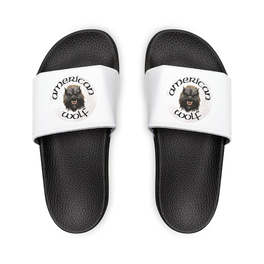 Wildly Popular Howling Success The American Wolf Pu Slides Taking Fashion by Storm