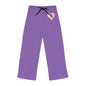 "Feel the Love The Allure of A Heart And Exploring the Charm Why Women Shoppers Adore This Solid Purple Color For Your Comfort Chill Vibe Sweatpants"