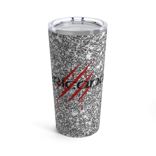 Americanwolf Glitter Grey Tumbler 20oz