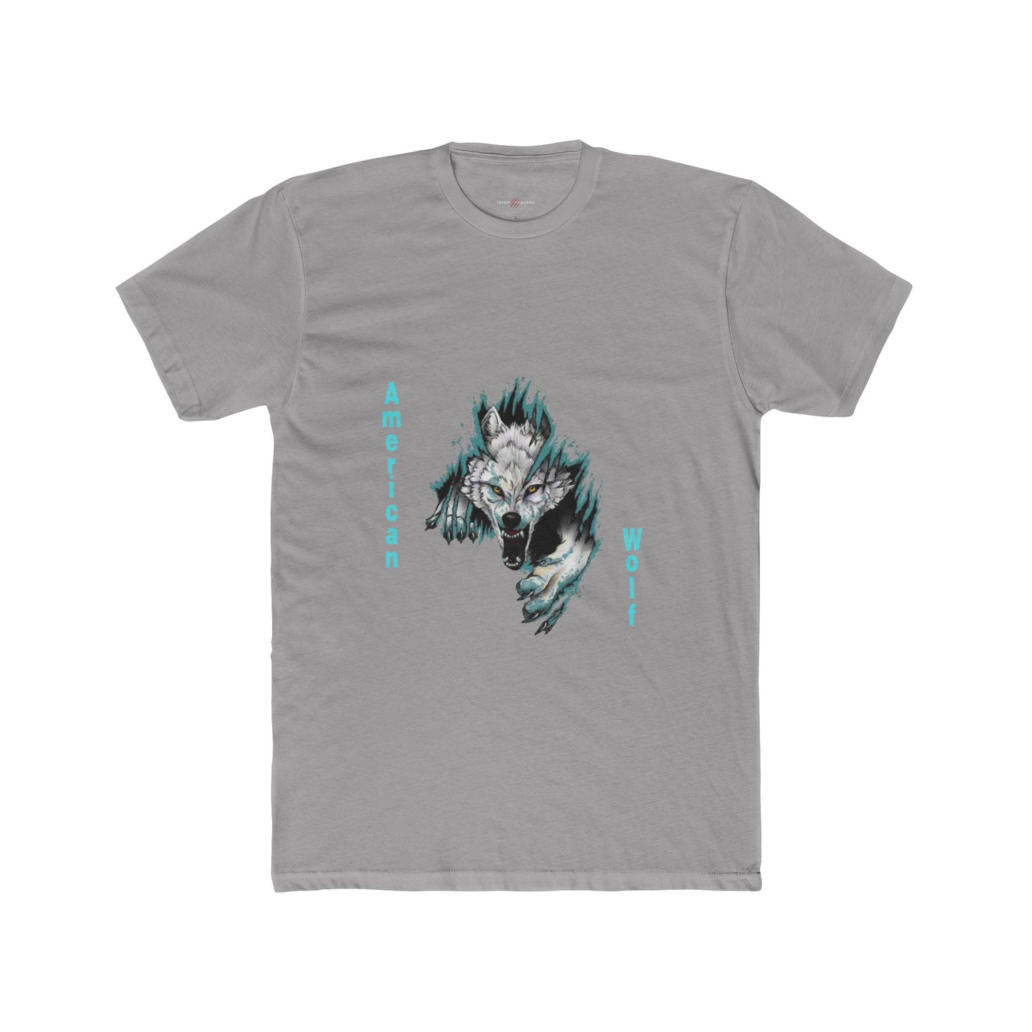 "Dynamic  Ferocious Wolf 3D Clawing Effect T-Shirt: Innovative Apparel Design for  a Bold Statement"