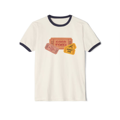 "Unlock Unlimited Fun Ticket to Happiness Why Every Shopper Needs This 'Admit One Good Times' Ticket Shirt"