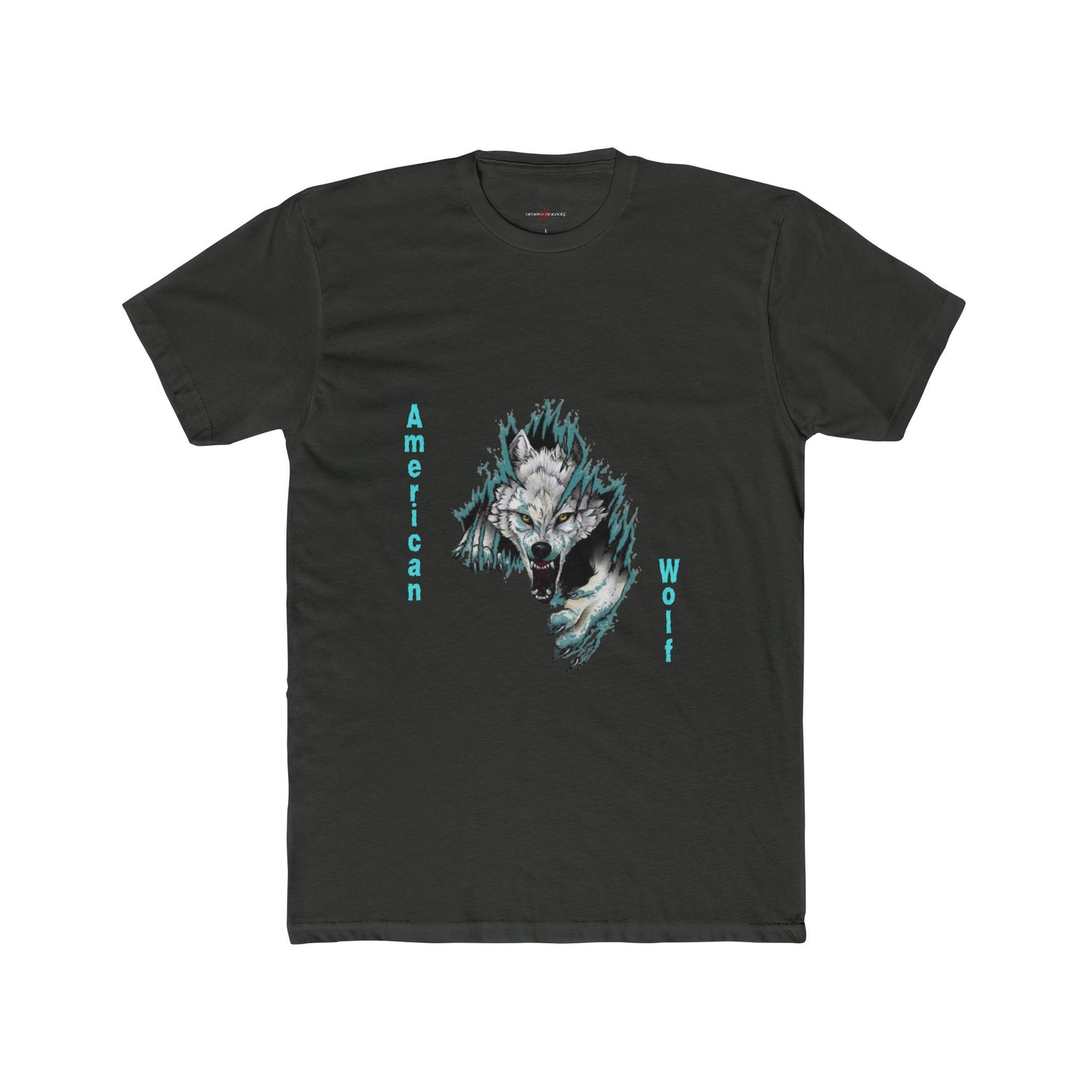 "Dynamic  Ferocious Wolf 3D Clawing Effect T-Shirt: Innovative Apparel Design for  a Bold Statement"