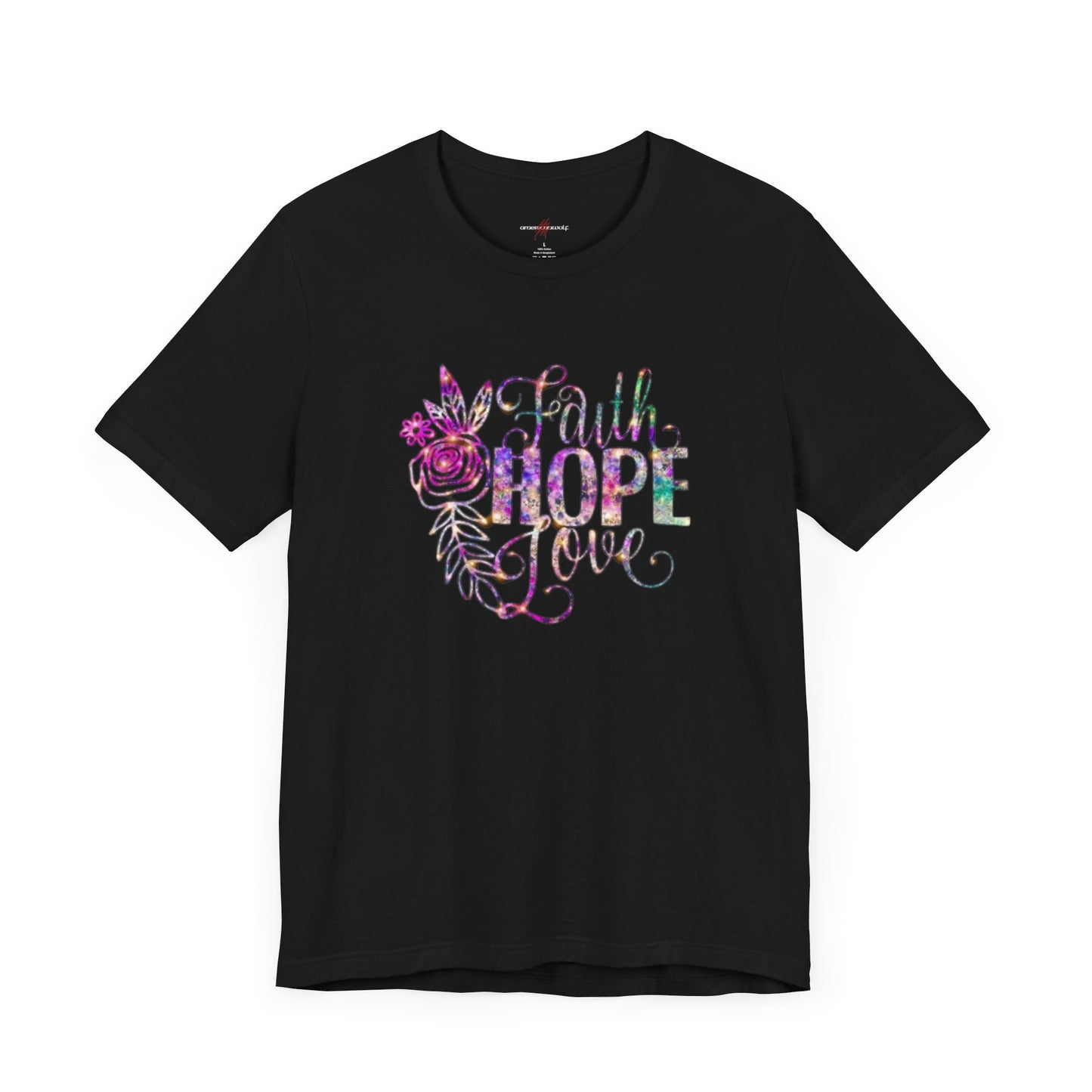 "Embrace the Message Wear Your Beliefs Fashion with Purpose Clothe Yourself in Positivity Express Your Values through Style Faith, Hope, Love The Shirt That Speaks Volumes"