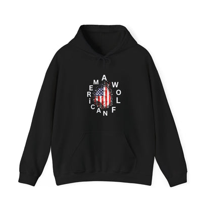 Copy of "Wrap Yourself in Liberty: AmericanWolf's Iconic American Flag Hoodie – Where Patriotism Meets Unrivaled Style!" Walk And Rock The Brand!