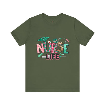 "Heartbeat of Compassion Why Shoppers Embrace Our Nurse Life Shirt with Passion!"