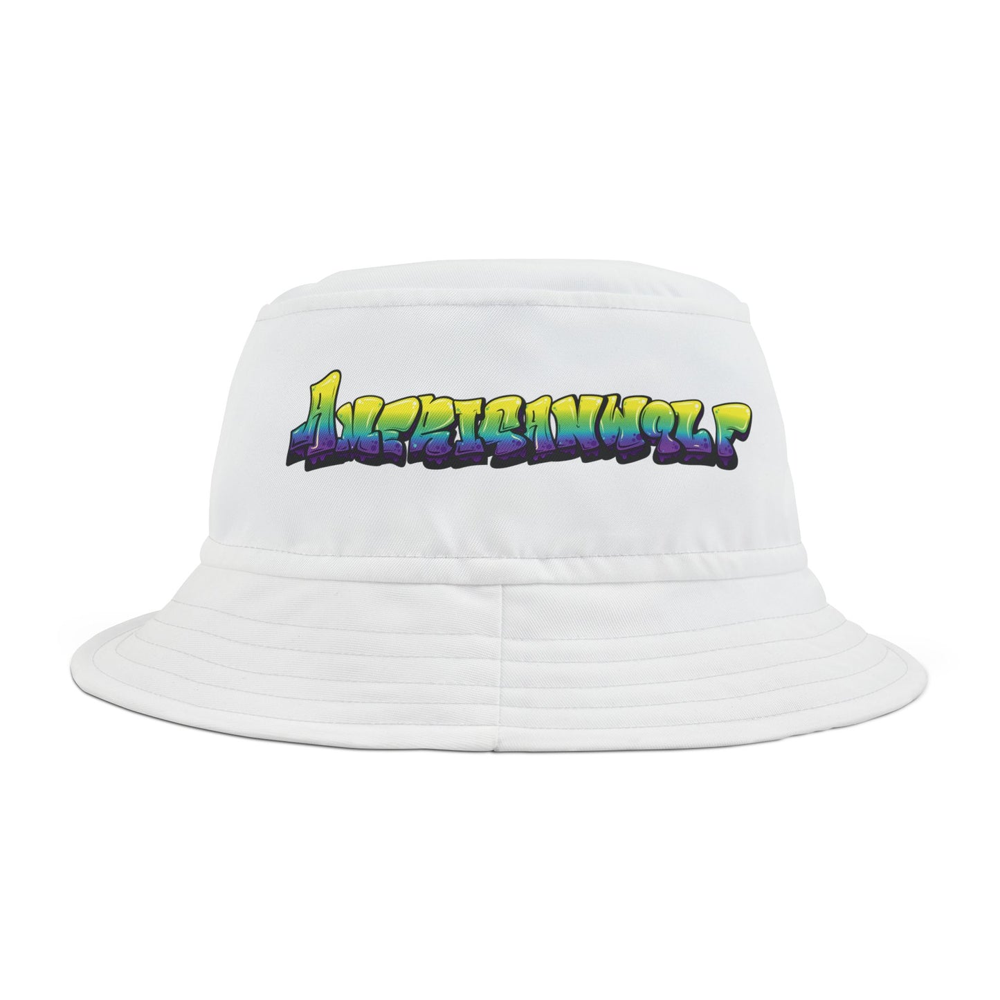 "Melting Americanwolf: Graffiti Bucket Hat"