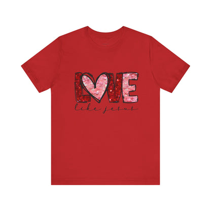 "Wearing Love's Armor Discover Why Shoppers Are Drawn to Our Love Like Jesus Shirt!"