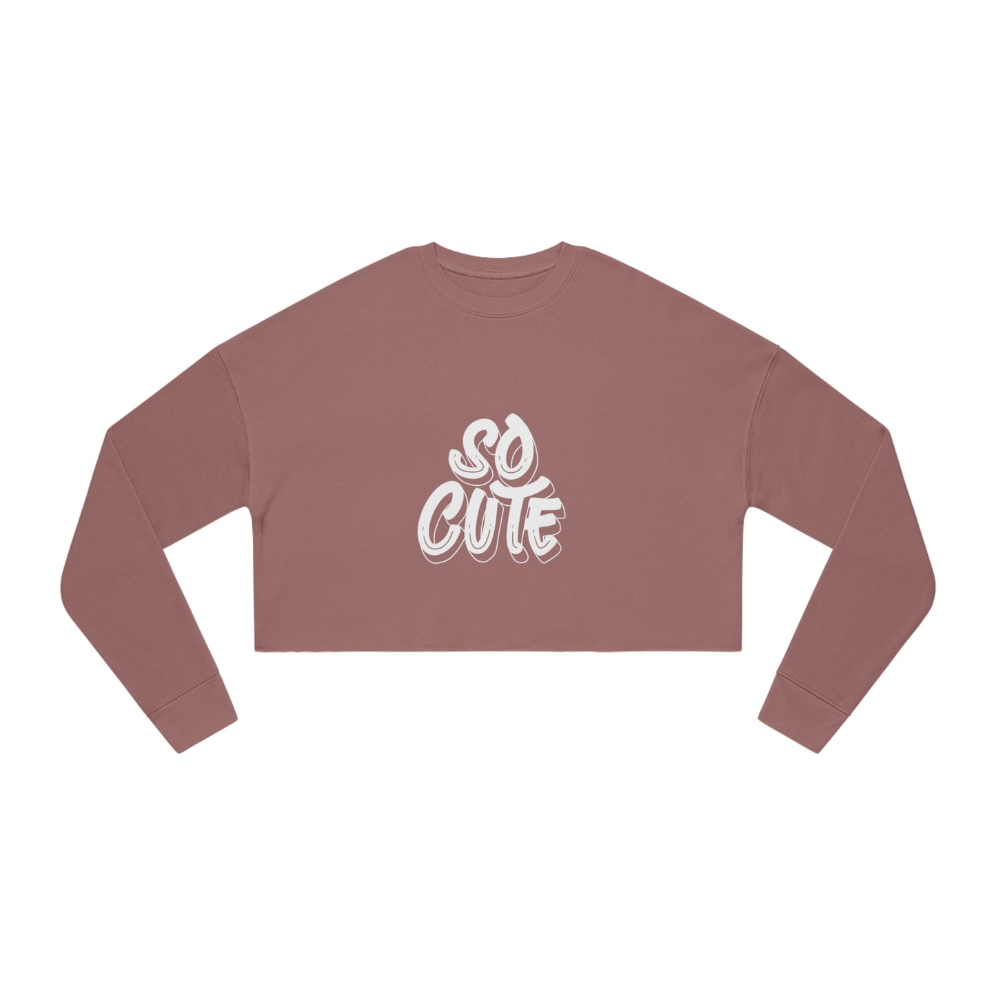 Irresistibly Sweet Adorably Chic - Cutie Pie Vibes Of This Women So Cute Crop Top Sweatshirt - Perfect Blend of Style and Comfort