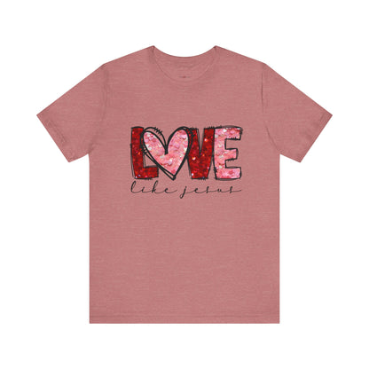 "Wearing Love's Armor Discover Why Shoppers Are Drawn to Our Love Like Jesus Shirt!"