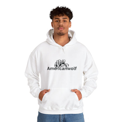 "AmericanWolf: Shadow of the Claw Pullover Hoody"