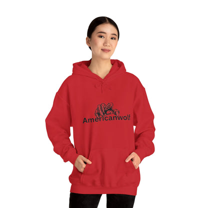 "AmericanWolf: Shadow of the Claw Pullover Hoody"