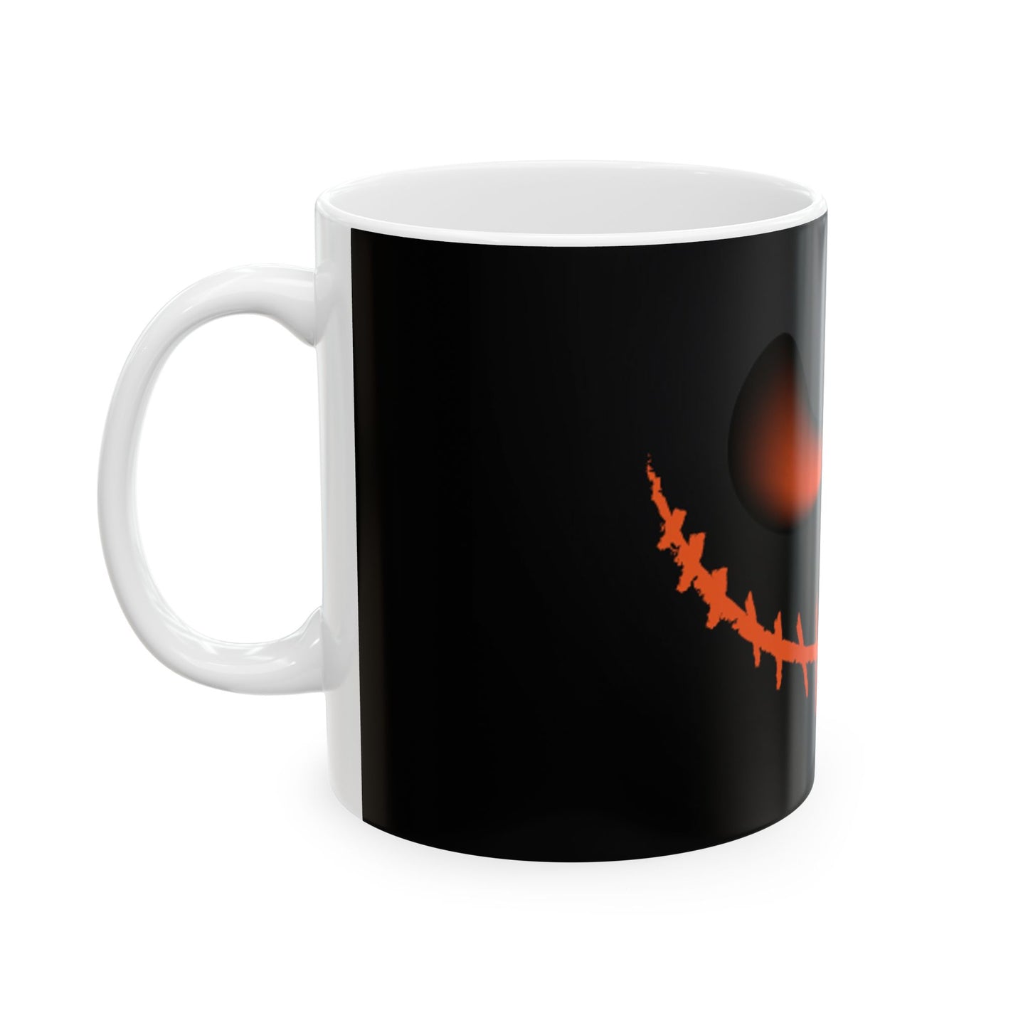 Creepy Pumpkin Halloween Smile Mug