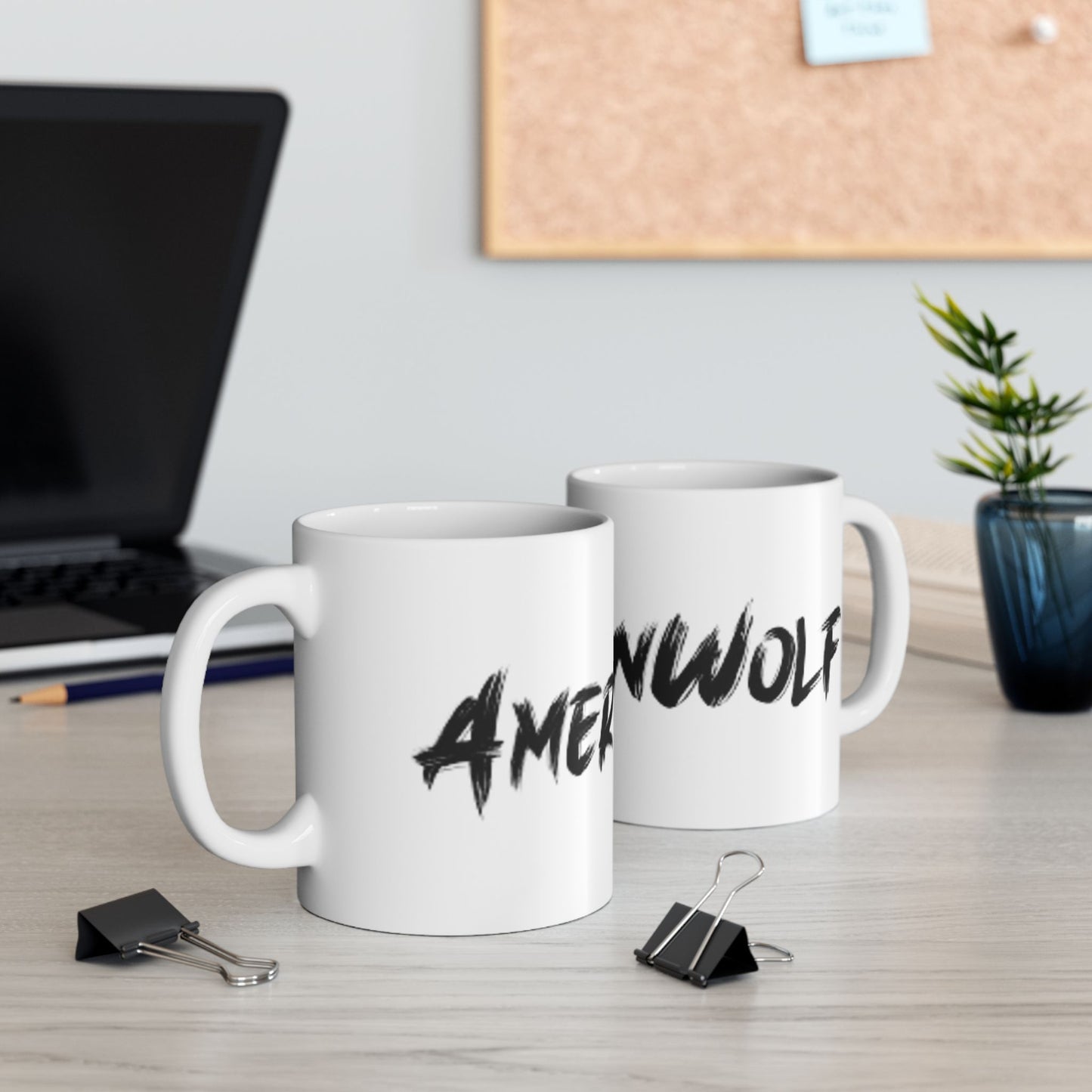 Americanwolf Wild Style  White Coffee Mug