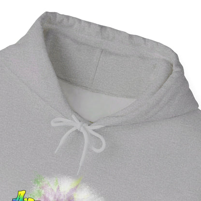 Urban Chill Vibes Graffiti Sprayed Tag Americanwolf In A Cloud Of Sprayed Dust Skater Hoody