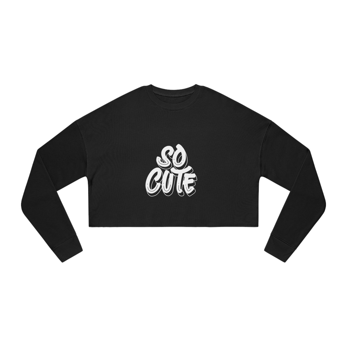 Irresistibly Sweet Adorably Chic - Cutie Pie Vibes Of This Women So Cute Crop Top Sweatshirt - Perfect Blend of Style and Comfort