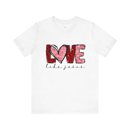 "Wearing Love's Armor Discover Why Shoppers Are Drawn to Our Love Like Jesus Shirt!"