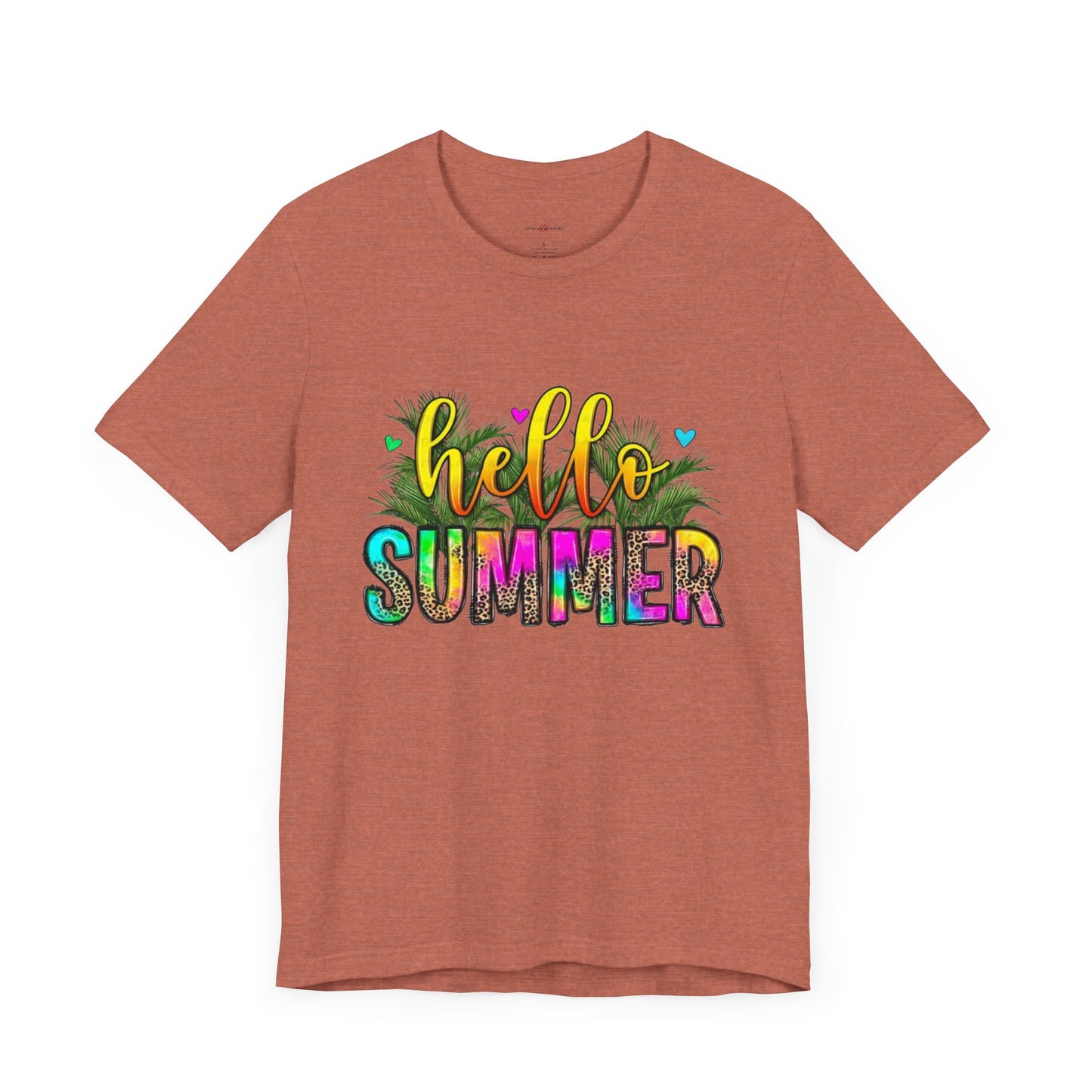 "Heat Up Your Wardrobe Must-Have Sizzling Summer Grab Your Hello Summer Shirt Today!"