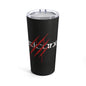 Americanwolf Glamourous Black Glitter Tumbler 20oz