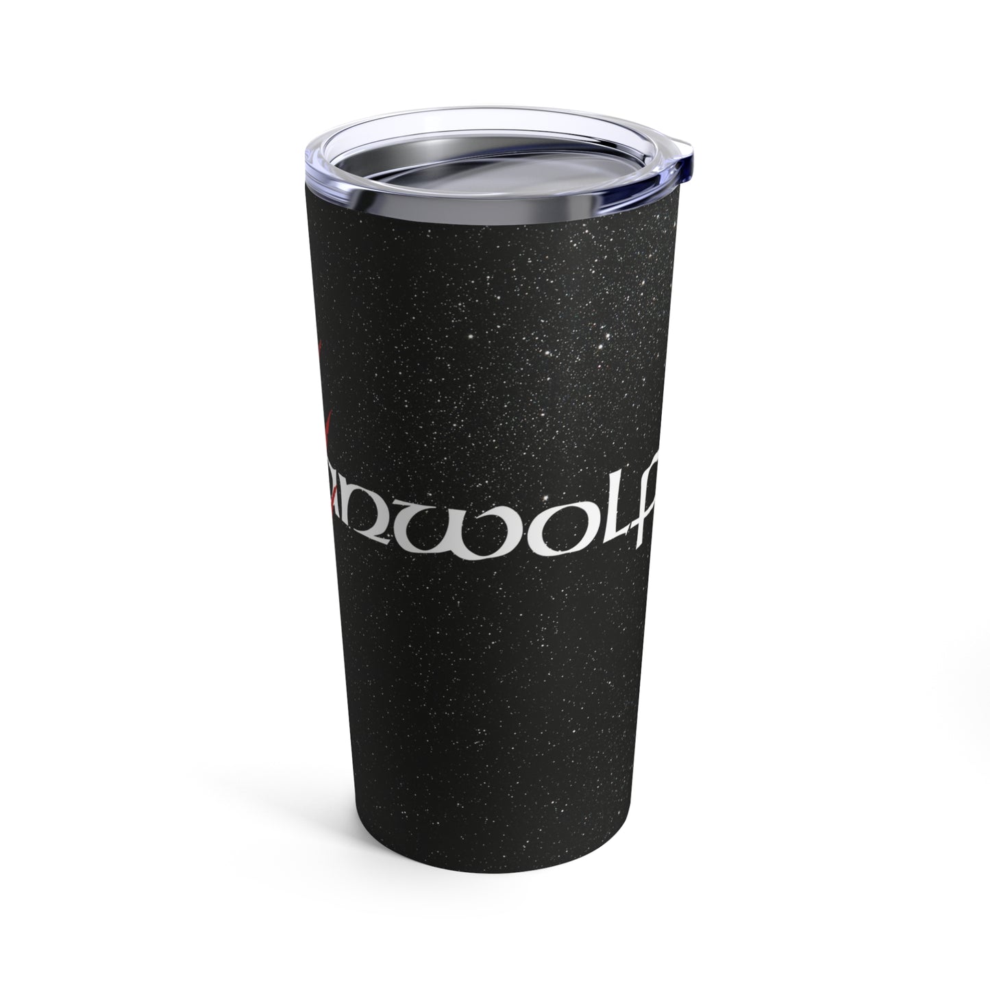 Americanwolf Glamourous Black Glitter Tumbler 20oz