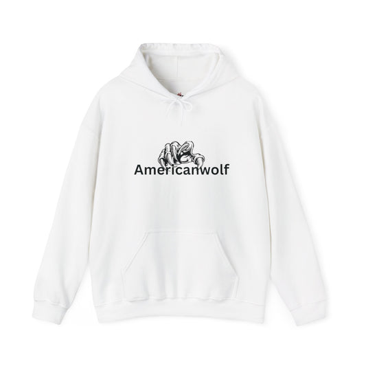 "AmericanWolf: Shadow of the Claw Pullover Hoody"