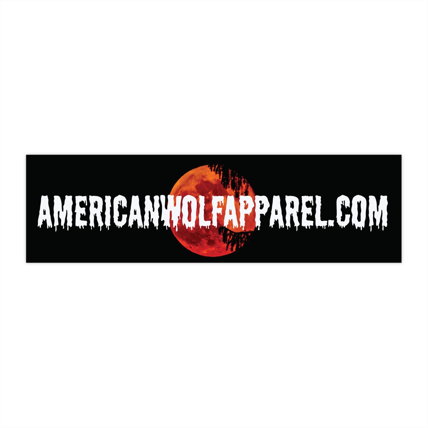 AmericanwolfApparel.com Bumper Sticker