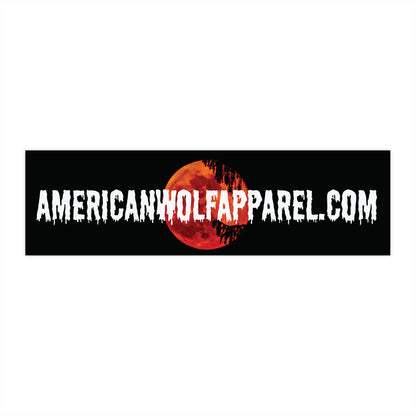 AmericanwolfApparel.com Bumper Sticker