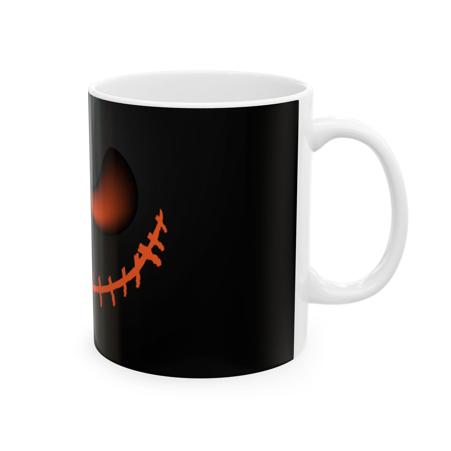 Creepy Pumpkin Halloween Smile Mug