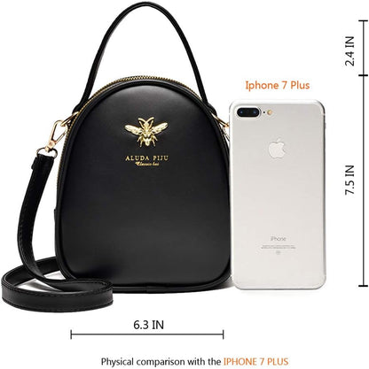 "Stylish Small Crossbody Shoulder Bag for Women - Elegant Ladies Messenger Purse and Handbag Wallet"