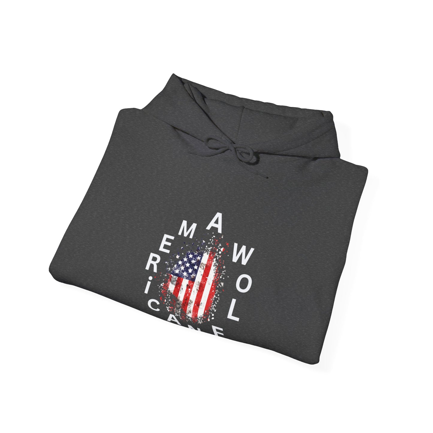 Copy of "Wrap Yourself in Liberty: AmericanWolf's Iconic American Flag Hoodie – Where Patriotism Meets Unrivaled Style!" Walk And Rock The Brand!