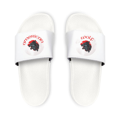 Wildly Popular Howling Success The American Wolf Pu Slides Taking Fashion by Storm